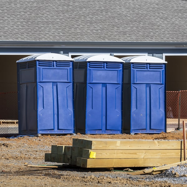 are there any restrictions on what items can be disposed of in the porta potties in Brant Rock